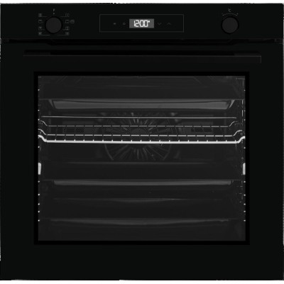 JGN inbygningsugn, 80 liter, svart Pyro 8 program - BO 7102 SR