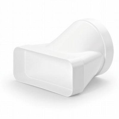 Rund/platt adapter Ø 150/89 x 222 mm - 501506