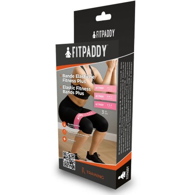 Fitpaddy - Elastiska Band Plus 3 Styck Pink Edition - A16082