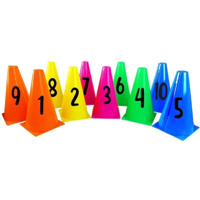 SportMe - Sifferkoner 23 cm - Set 1-10 - A11885