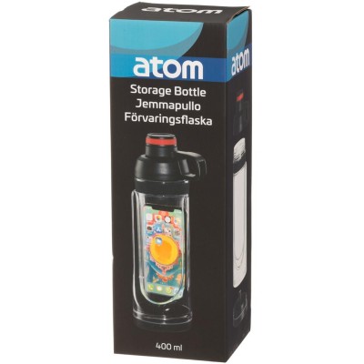 Atom - Vattenflaska med Förvaring 400 ml - A11591