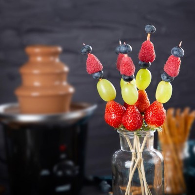 Princess - Chokladfontän 292994  svart rostfri skål med snabb uppvärmning - A13963