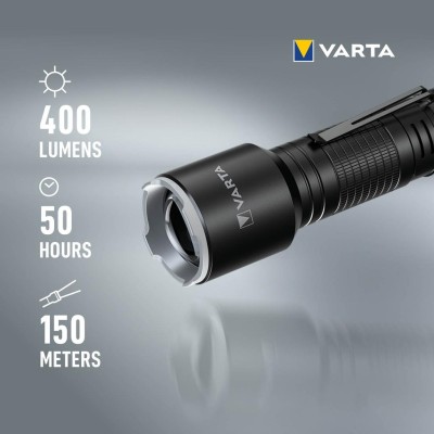 Varta - Aluminium Light F30 Pro Ficklampa 400 lm - A10604
