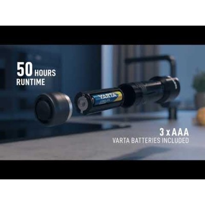 Varta - Aluminium Light F30 Pro Ficklampa 400 lm - A10604