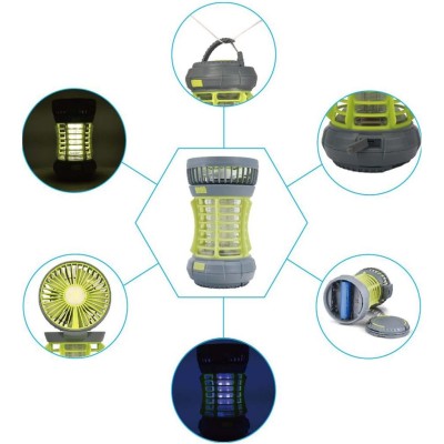 Atom - Campinglykta med Myggfälla/ Fläkt - A16266