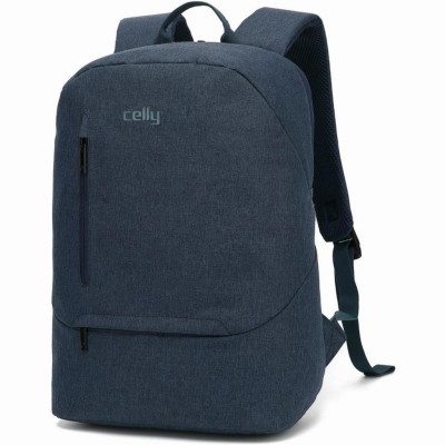 Celly - Daypack Ryggsäck för laptop 16" Blå - A10125