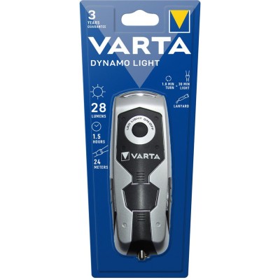 Varta - Dynamo Light Vevficklampa 28 lm Silver - A10614