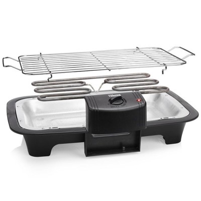 Tristar - El-grill med stativ BQ-2883 inkl hylla 2000W - BQ-2883