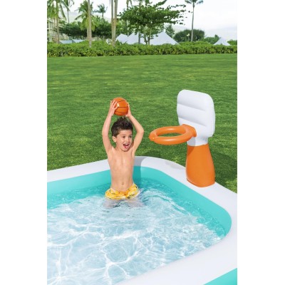 Bestway - Familjepool Dunk n Splash 251 x 168 x 102cm - A11382