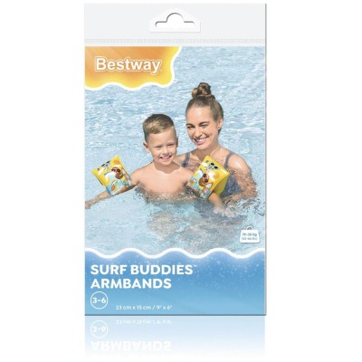 Bestway - Flytarmband Surf Buddies 23cm x 15cm - A13779