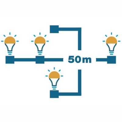 LightsOn - Förlängningskabel 0,5m - 5099