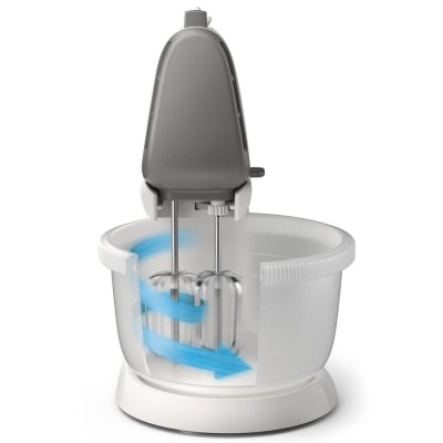 Elvisp m. Skål HR3745 450W 5 Speeds & Turbo