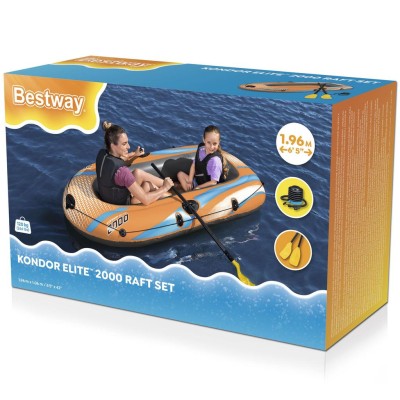Bestway - Gummibåt Kondor Elite 2000 1.96m x 106cm - A13774