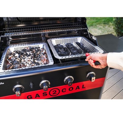 Char-Broil - Hybridgrill Gas2Coal 2.0 4+1 Brännare - 140926