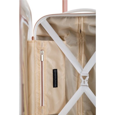 Cavalet - Kabinväska Pasadena Vit/Rosé - A14754