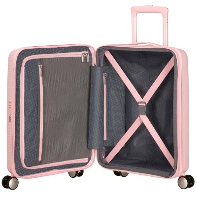 American Tourister - Kabinväska Soundbox 55 Pastel Pink - A15642