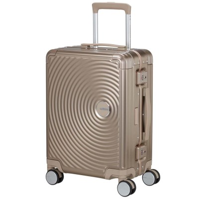 American Tourister - Kabinväska Soundbox Aluminium 55 Bronze - A15838