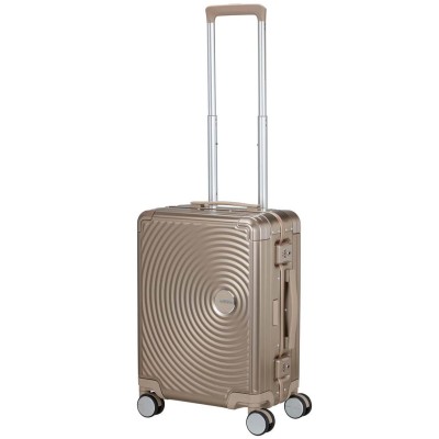 American Tourister - Kabinväska Soundbox Aluminium 55 Bronze - A15838
