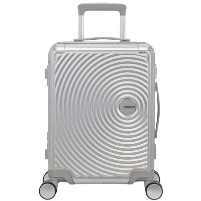 American Tourister - Kabinväska Soundbox Aluminium 55 Silver - A16086