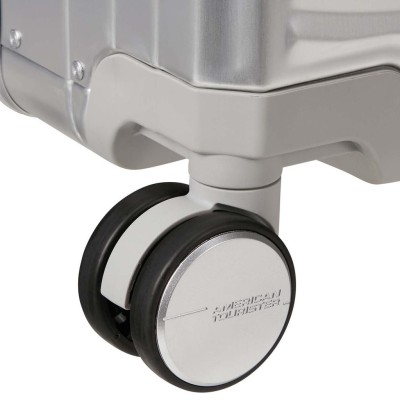 American Tourister - Kabinväska Soundbox Aluminium 55 Silver - A16086