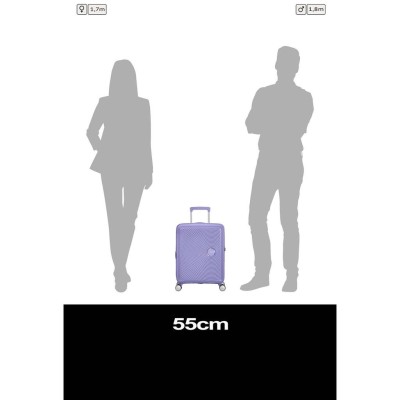 American Tourister - Kabinväska Soundbox Exp. 55 Lavender - A12796