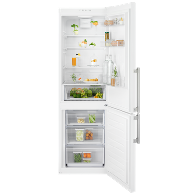 Kyl/frys kombi 186 cm Flat Door LNB1LE34WRR Electrolux vit