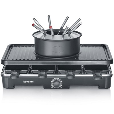Fondue/Raclette Kombinerad 8pannor 2in1 RG 2347