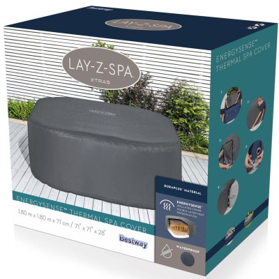Bestway - Lay-Z-Spa Thermal Skydd för Spabad Fyrkant 1.80m x 1.80m x 71cm - A13766