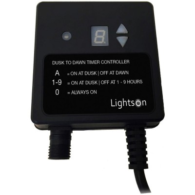 LightsOn - Ljussensor/timer max 150W IP44 - 5023LI