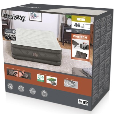 Bestway - Luftmadrass Fortech 2.03m x 1.52m x 46cm - 69050