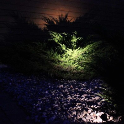 LightsOn - Luminus trädgårdsspot Svart - 5002