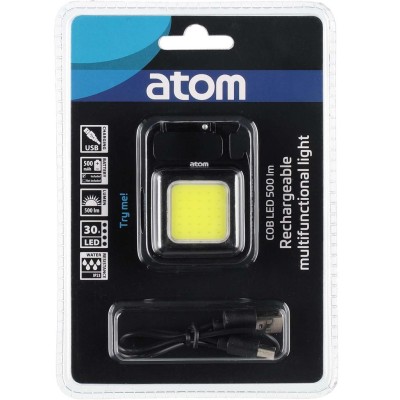 Atom - Multifunktionslampa - Laddbar COB 30 LED Super 500 lm - A16263