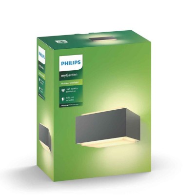 Philips - myGarden Hedgehog Vägglampa An - 1733793PN