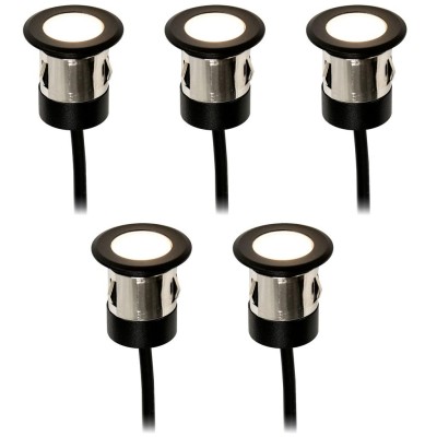 LightsOn - Orion infälld spot 5st Svart - 5098