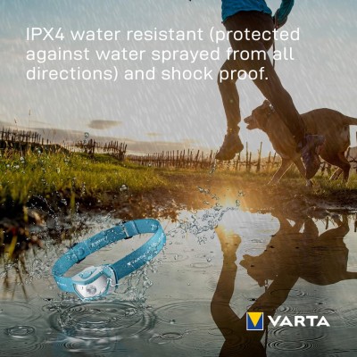 Varta - Outdoor Sports H10 Pro Pannlampa 100 lm Blå - A10612