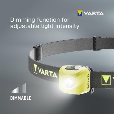 Varta - Outdoor Sports Ultralight H30R Pannlampa 300 lm Gul - A10611