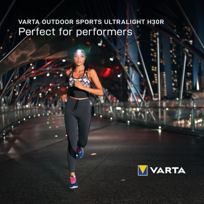 Varta - Outdoor Sports Ultralight H30R Pannlampa 300 lm Vit - A10610