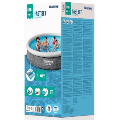 Bestway - Pool Fast Set 3,66 x 76cm - 57445