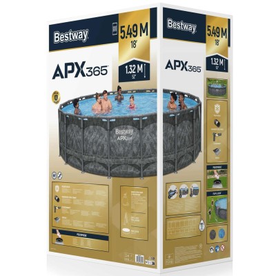 Bestway - Pool Set APX 365 Round 5,49m x 1,32m - A13743