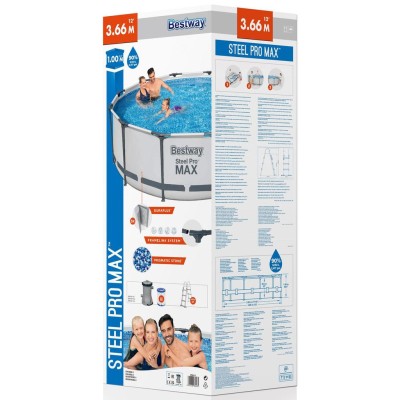 Bestway - Pool Steel Pro Max 3,66 x 1,00m - 56418