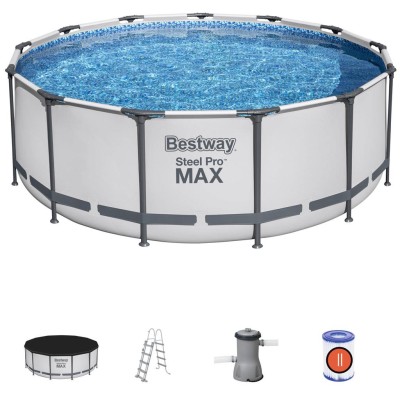 Bestway - Pool Steel Pro Max 3,96 x 1,22m ClickConnect - 5618WB
