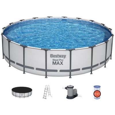 Bestway - Pool Steel Pro Max 5,49 x 1,22m ClickConnect - 56462