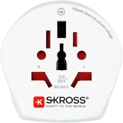 SKROSS - Reseadapter Combo Världen till Australien/Kina + Europa Jordad - A11976