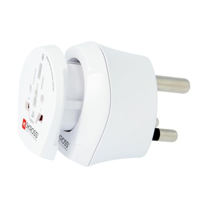 SKROSS - Reseadapter Combo Världen till Sydafrika + Europa Jordad - 1.500202-E