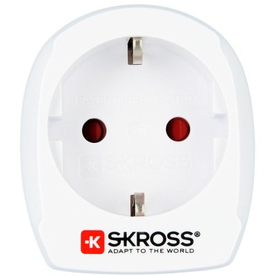 SKROSS - Reseadapter Europa till Danmark Jordad - 1.500232-E