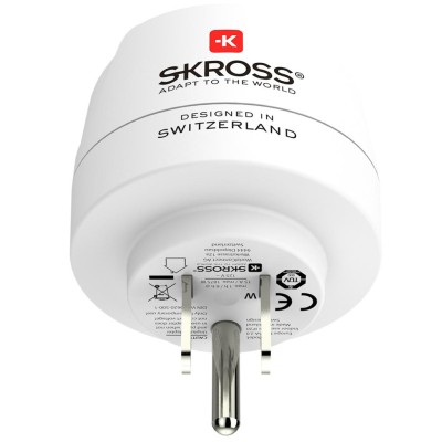 SKROSS - Reseadapter Europa till USA m.fl. Jordad - A15996