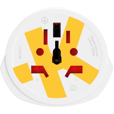 SKROSS - Reseadapter Världen till Europa Jordad Bulk - 1.500211-1