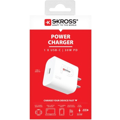 SKROSS - Reseladdare USA/Japan m.fl. USB-C PD 30W Ojordad - 630WPDUSCN