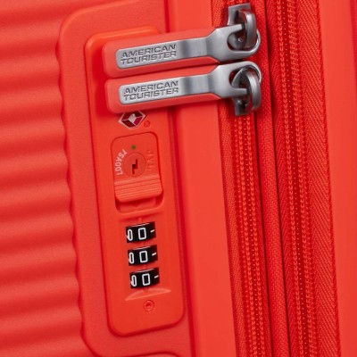 American Tourister - Resväska Soundbox 67 Medium Neon Orange - A15639