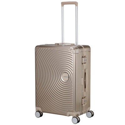 American Tourister - Resväska Soundbox Aluminium 68 Medium Bronze - A15844